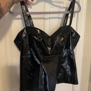 Vixen Vinyl maneater top by Micheline Pitt